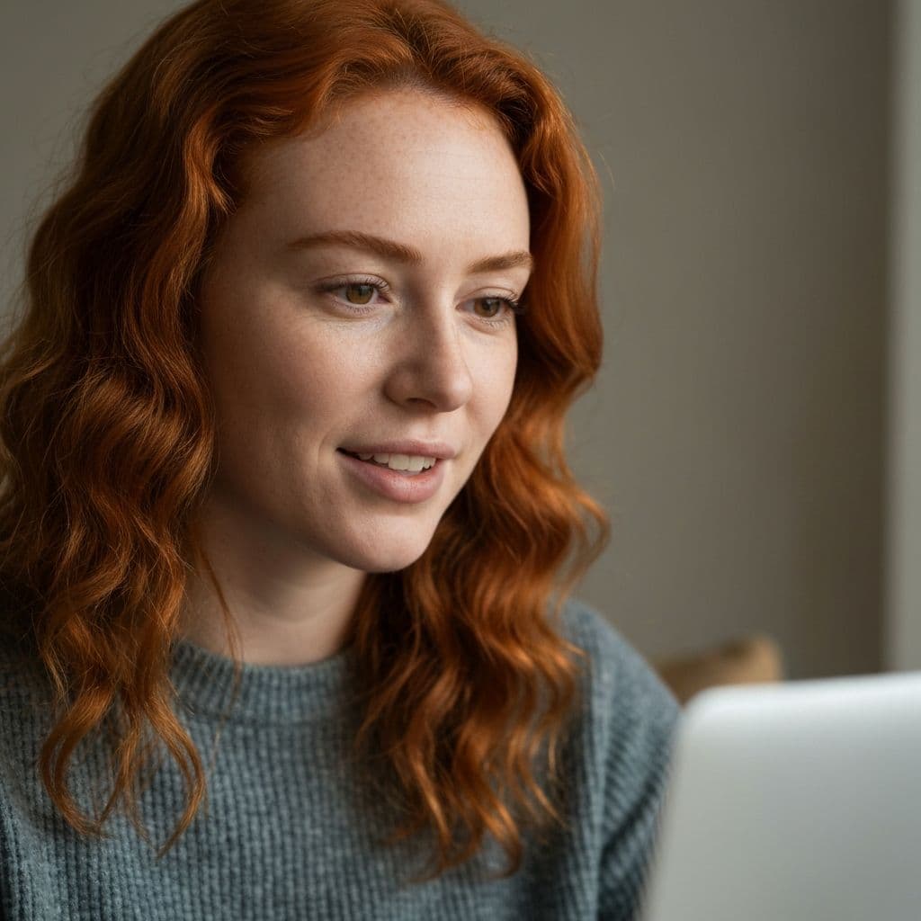 A person using voice-to-text technology on their laptop, demonstrating VoiceScribe's voice recognition capabilities